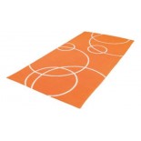 Ręcznik, kolor pomaranczowy, bialy