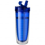 Butelka termiczna Sipper Niebieski przezroczysty 10033401