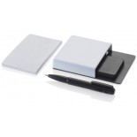 Car Vent Note Pad WithPenWhite, kolor bialy