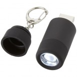 Mini latarka ładowana przez USB Avior czarny 10413800
