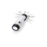 5 LED Torch With Tools white, kolor bialy
