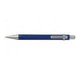 Długopis Quebec, kolor niebieski przezroczysty