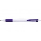 Długopis Havana, kolor bialy, fioletowy