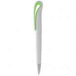 Długopis Swansea bialy,Zielony 10630903