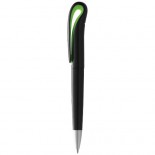Długopis Swansea czarny,Zielony 10631002