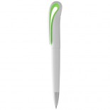 Długopis Swansea bialy,Zielony 10631003