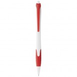 Długopis Santa Monica bialy,Czerwony 10639602