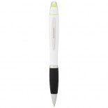 Długopis/zekreślacz woskowy Nash bialy,czarny 10653200