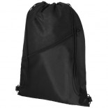 Plecak premium z suwakiem oraz z dodatkową kieszenią czarny 11963300