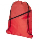 Plecak premium z suwakiem oraz z dodatkową kieszenią Czerwony 11963303