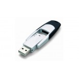 Pamięć USB, kolor srebrny, czarny