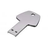 Pamiec USB klucz, kolor srebrny