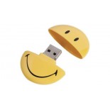 Pamiec USB Smilley, kolor zólty