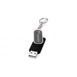 USB twister z domingiem, kolor czarny, srebrny