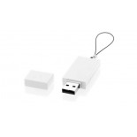 Biodegr.USB stick White 4GB, kolor bialy