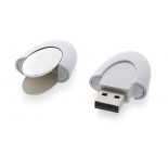 BMDeauville Oval USB 4GB wh., kolor bialy