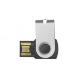 USB mini Twister, kolor srebrny