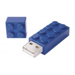 Pamięc USB cegła, kolor niebieski