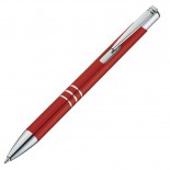 Długopis metalowy, kolor czerwony 1333905
