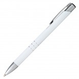 Długopis metalowy, kolor biały 1333906