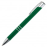 Długopis metalowy, kolor zielony 1333909