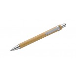 Długopis Bambus, materiał bambus, metal, kolor brązowy 14144