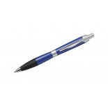Długopis FULDA w tubie niebieski, materiał tworzywo, metal, kolor niebieski 14159-03