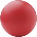 Piłka antystresowa czerwony, materiał pu, kolor czerwony 14500-04