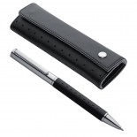 Długopis metalowy w etui, kolor czarny 1760803