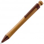 Długopis z bambusa, kolor brązowy 1778701