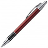 Długopis metalowy, kolor czerwony 1789305