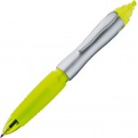 Długopis plastikowy 4 w 1, kolor żółty 1789608