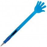 Plastikowy długopis w kształcie rączki, kolor niebieski 1821204