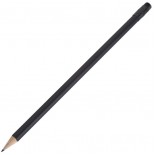 Klasyczny ołówek z czarną gumką, kolor czarny 1834903