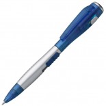 Długopis z lampką LED, kolor niebieski 1845604