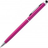 Długopis plastikowy, kolor różowy 1878611