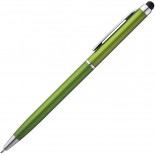 Długopis plastikowy, kolor jasno zielony 1878629