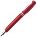 Plastikowy długopis z dwoma pierścieniami, kolor czerwony 1888505