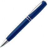 Plastikowy długopis z dwoma pierścieniami, kolor granatowy 1888544