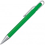 Długopis z uchwytem do mocowania, kolor zielony 1895909