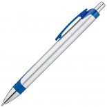 Plastikowy długopis z niebieskim wkładem, kolor niebieski 1896804