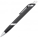 Długopis wykonany z matowego plastiku, kolor czarny 1896903