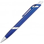 Długopis wykonany z matowego plastiku, kolor niebieski 1896904