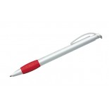 Długopis LAMBI czerwony, materiał tworzywo, guma, kolor czerwony 19115-04