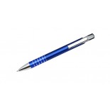 Długopis MEFISTO niebieski, materiał tworzywo, metal, kolor niebieski 19143-03