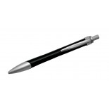 Długopis BESTA czarny, materiał metal, tworzywo, kolor czarny 19528-02