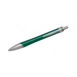 Długopis BESTA zielony, materiał metal, tworzywo, kolor zielony 19528-05