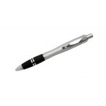 Długopis TALIA srebrny, materiał metal, guma, kolor srebrny 19535-00
