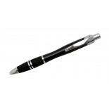 Długopis TALIA czarny, materiał metal, guma, kolor czarny 19535-02