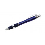 Długopis TALIA niebieski, materiał metal, guma, kolor niebieski 19535-03